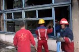 Incendiu la o fabrică din Codlea